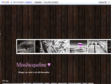 Tablet Screenshot of missjacqueline.blogg.se
