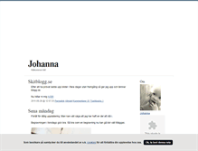 Tablet Screenshot of johannaagnes.blogg.se