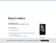 Tablet Screenshot of hannalundgrens.blogg.se