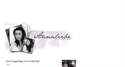 Desktop Screenshot of annaliebe.blogg.se