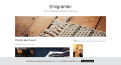 Desktop Screenshot of emigranten.blogg.se