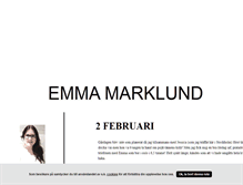 Tablet Screenshot of emmmamarklund.blogg.se