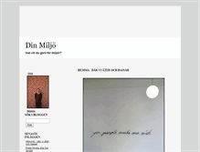 Tablet Screenshot of dinmiljo.blogg.se