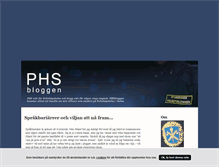 Tablet Screenshot of phsbloggen.blogg.se