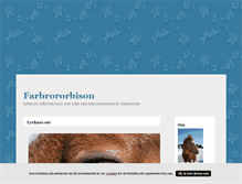 Tablet Screenshot of farbrororbison.blogg.se