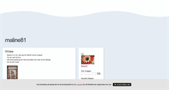 Desktop Screenshot of maline81.blogg.se