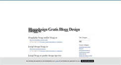 Desktop Screenshot of freeblogdesign.blogg.se