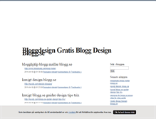 Tablet Screenshot of freeblogdesign.blogg.se