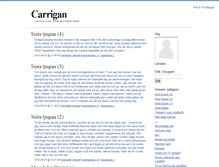 Tablet Screenshot of carrigan.blogg.se