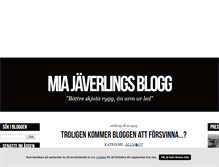 Tablet Screenshot of miajaverling.blogg.se