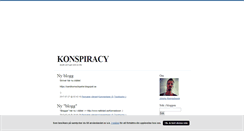 Desktop Screenshot of konspiracy.blogg.se