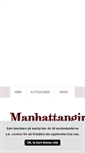 Mobile Screenshot of manhattangirl.blogg.se