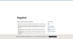 Desktop Screenshot of friggebod.blogg.se