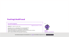 Desktop Screenshot of feelinglikeafraud.blogg.se