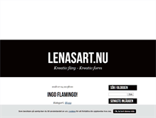Tablet Screenshot of lenasart.blogg.se