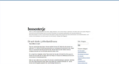 Desktop Screenshot of bosseoterje.blogg.se