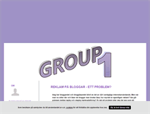 Tablet Screenshot of groupone.blogg.se