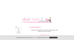 Desktop Screenshot of girle.blogg.se