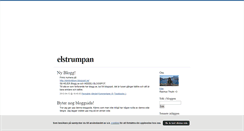 Desktop Screenshot of elstrumpan.blogg.se