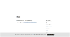 Desktop Screenshot of ellas.blogg.se