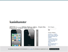 Tablet Screenshot of kaninhamster.blogg.se