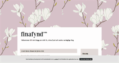 Desktop Screenshot of finafynd.blogg.se