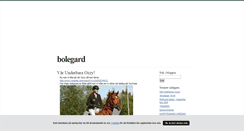 Desktop Screenshot of bolegard.blogg.se