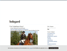 Tablet Screenshot of bolegard.blogg.se