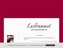 Tablet Screenshot of lustrummet.blogg.se