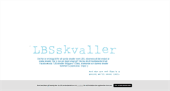 Desktop Screenshot of lbsskvaller.blogg.se