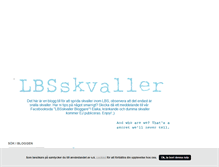 Tablet Screenshot of lbsskvaller.blogg.se