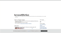 Desktop Screenshot of larrasoutfitforfaen.blogg.se