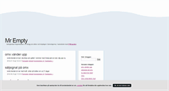 Desktop Screenshot of mrempty.blogg.se