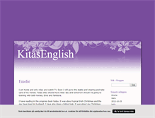 Tablet Screenshot of kitasenglish.blogg.se