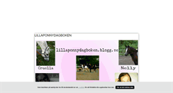 Desktop Screenshot of lillaponnydagboken.blogg.se