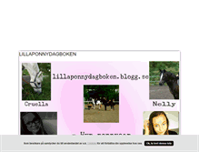 Tablet Screenshot of lillaponnydagboken.blogg.se