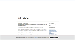 Desktop Screenshot of killcalories.blogg.se