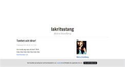 Desktop Screenshot of lakritsstang.blogg.se