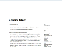 Tablet Screenshot of carolinaolsson.blogg.se