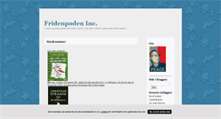 Desktop Screenshot of fridenpaden.blogg.se