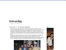 Tablet Screenshot of bravardag.blogg.se