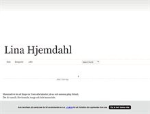 Tablet Screenshot of linahjemdahl.blogg.se