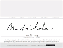 Tablet Screenshot of mahiildas.blogg.se