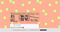 Desktop Screenshot of nooteskrutt.blogg.se