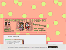 Tablet Screenshot of nooteskrutt.blogg.se