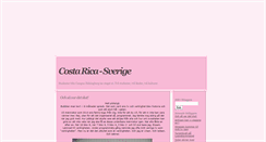Desktop Screenshot of costaricasverige.blogg.se