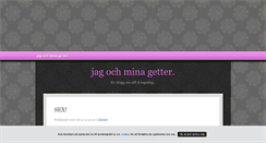 Desktop Screenshot of jagaminagetter.blogg.se