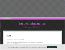 Tablet Screenshot of jagaminagetter.blogg.se