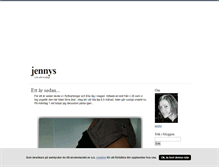 Tablet Screenshot of jennys.blogg.se