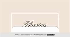 Desktop Screenshot of phasion.blogg.se